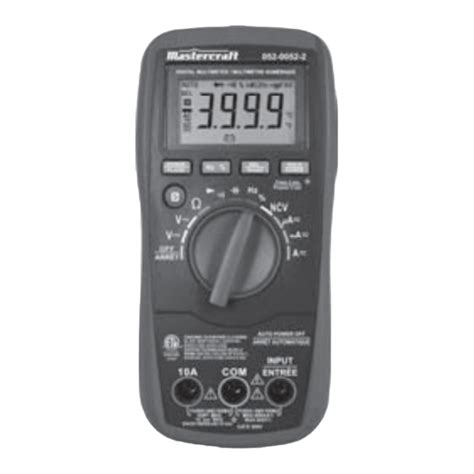 how to use mastercraft multimeter|mastercraft multimeter 052 0052 2.